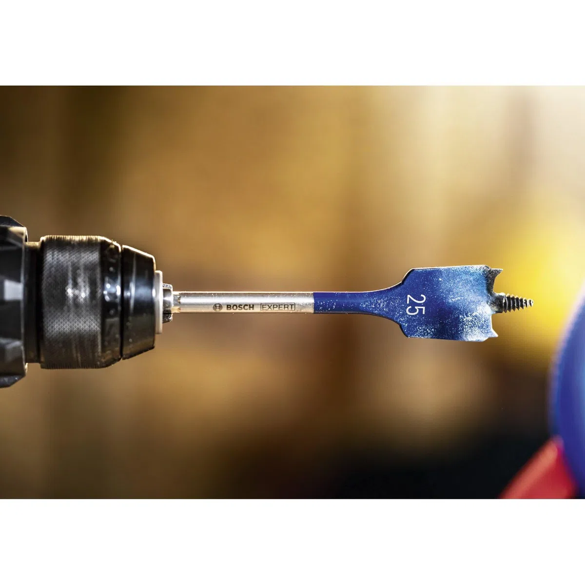 Flachfräsbohrer BOSCH EXPERT SELFCUT Speed 30,0 x 400 mm mit 1/4" Sechskantau