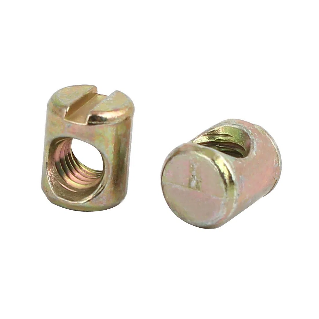 Sourcingmap M5 x 10 mm gelb verzinkt Kreuz Dübel Schlitz Barrel Muttern 30 Stück