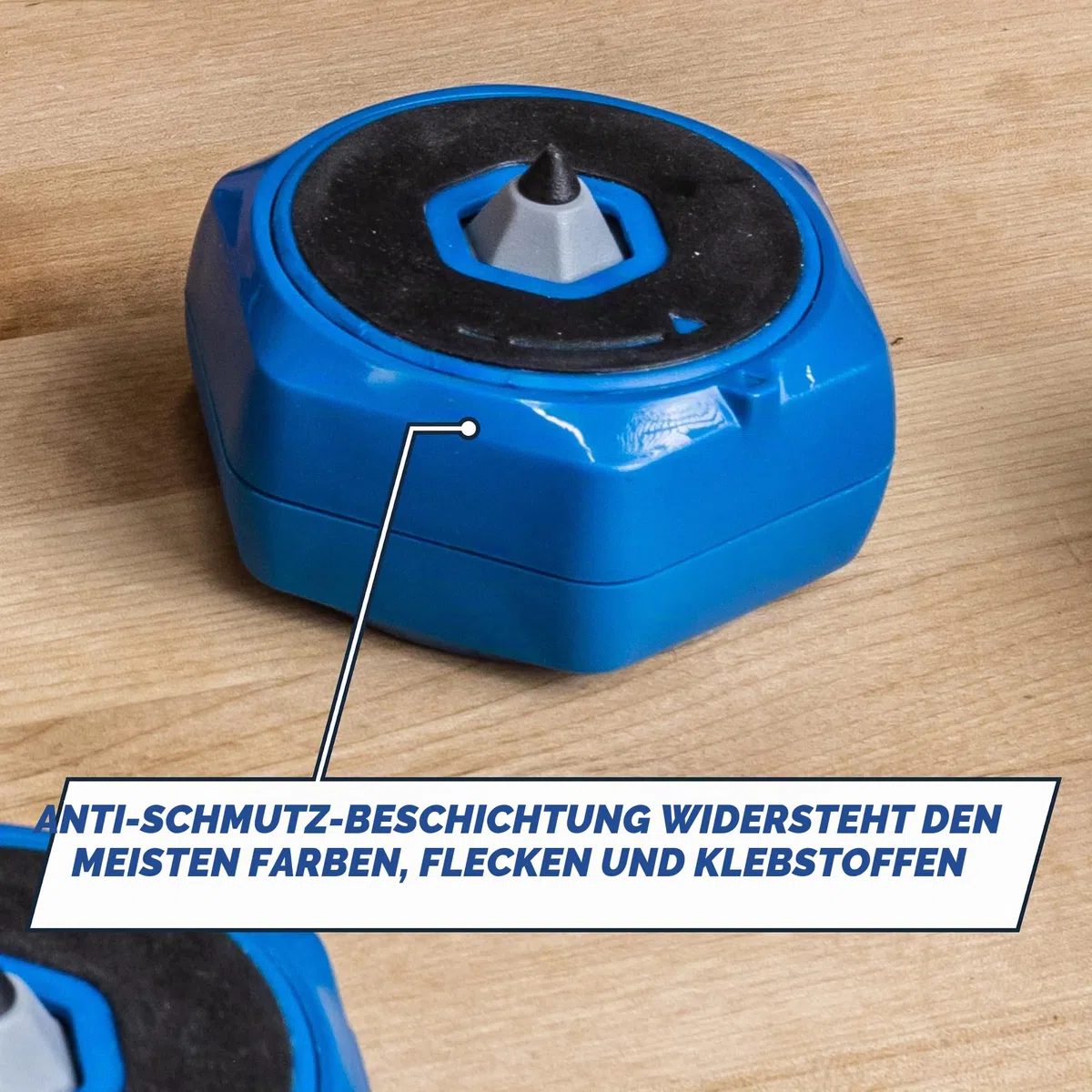 Kreg Anti-Rutsch Blöcke, Rutschfester Wekstückhalter mit herausdrehbarer Lackierspitze, perfekt zum Schleifen, Fräsen, Veredeln, 4er-Satz, Tragfähigkeit von 90 kg