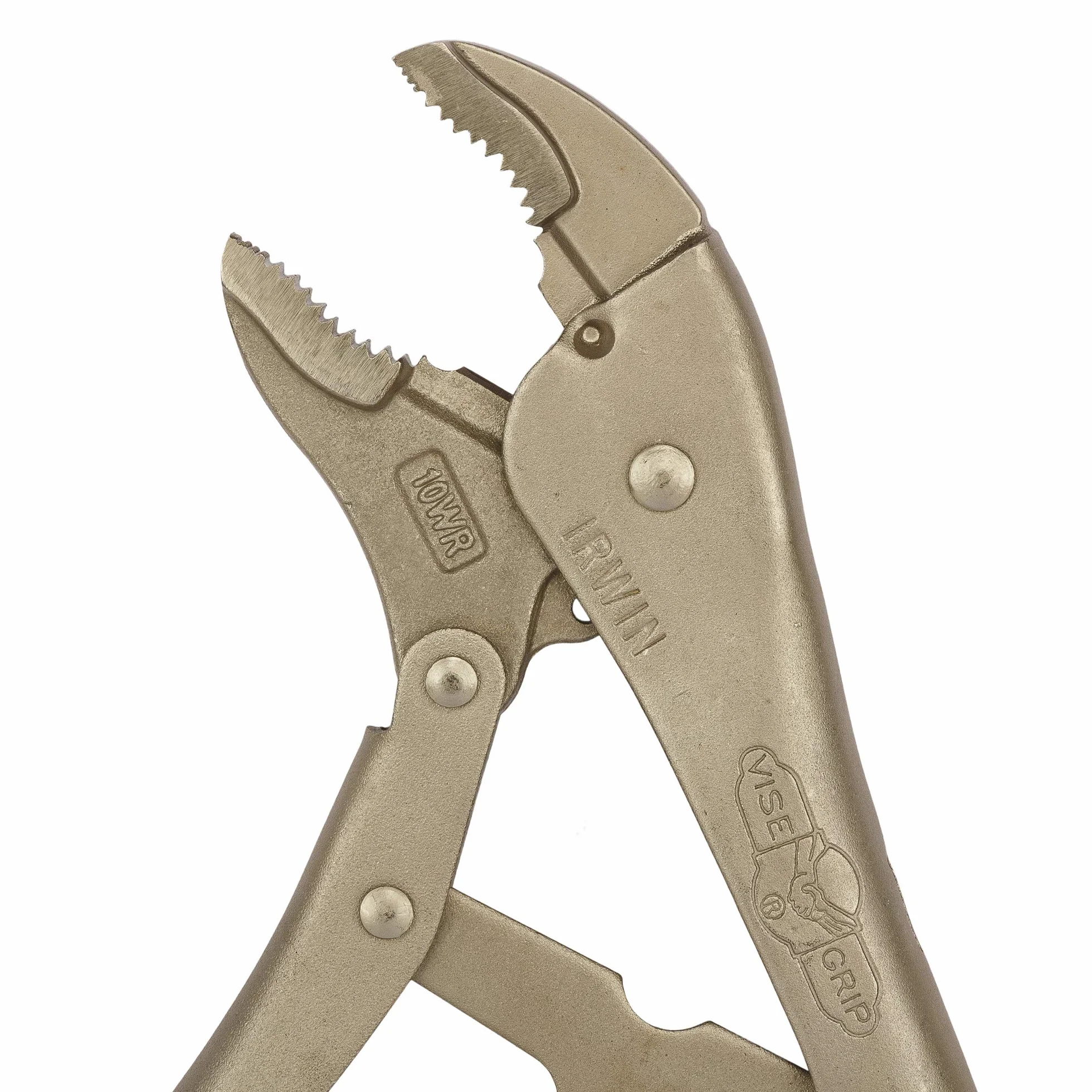 Irwin Vise Grip 10WR Gripzange 250 mm, gebogene Backen, Spannweite 48 mm, Drahtschneider, T0502EL4
