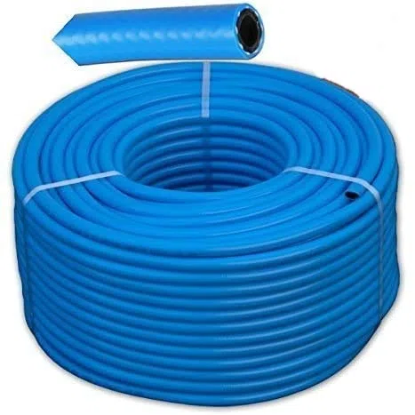 Druckluftschlauch PVC Gewebeschlauch Blau, Flexibler Werkstattschlauch für Kompressor Wekstatt Schlauch 5-50m flexibel Ø 10mm (20 Meter)