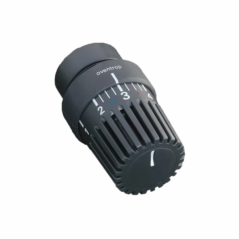 Oventrop Thermostat "Uni LH" (M 30 x 1,5) mit Flüssig-Fühler, Farbe: anthrazit, 1011467