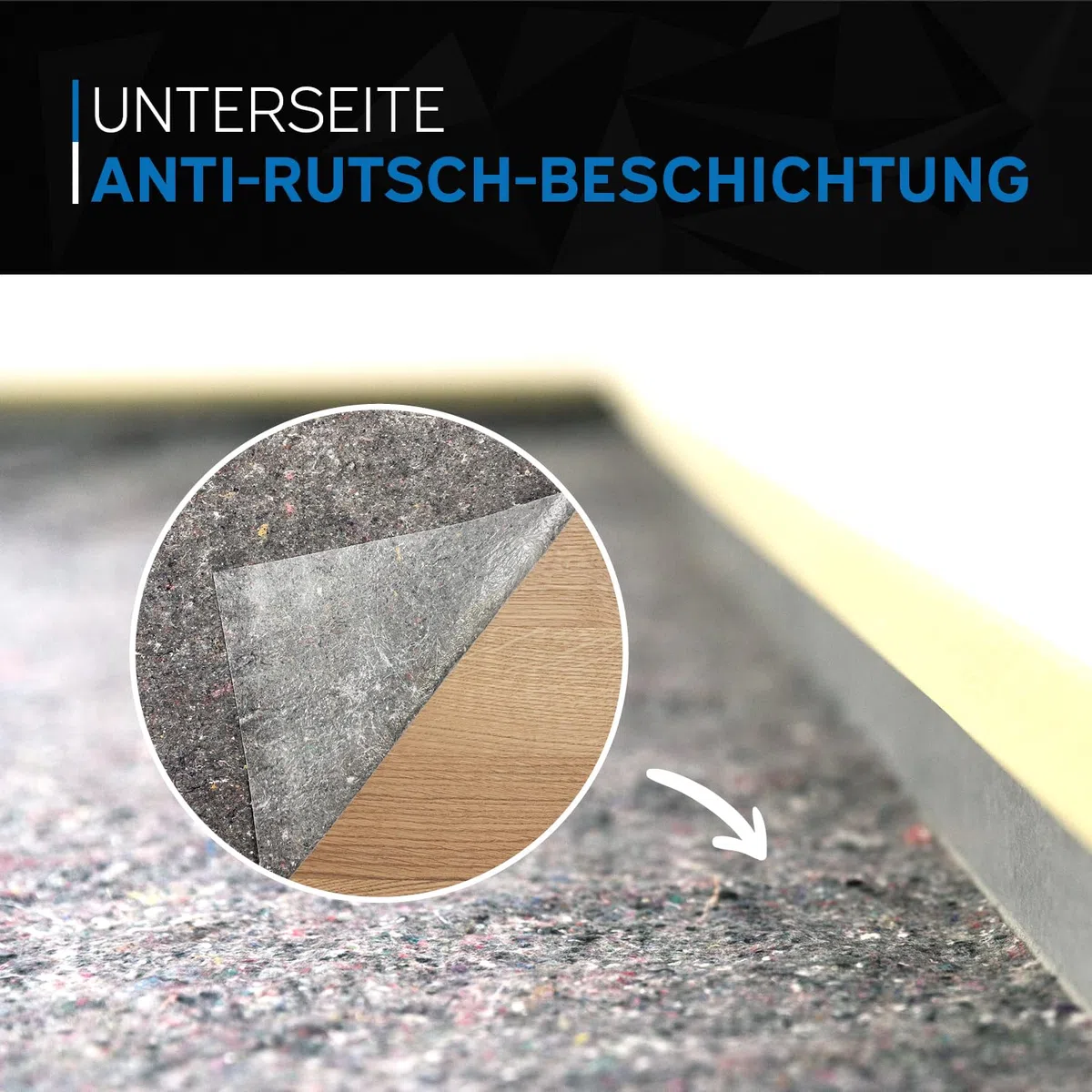 kör4u Malervlies 50m, 180g Abdeckvlies – Staubdichtes, Rutschfestes Malervlies für Renovierungen, Umzüge und Heimwerkerprojekte
