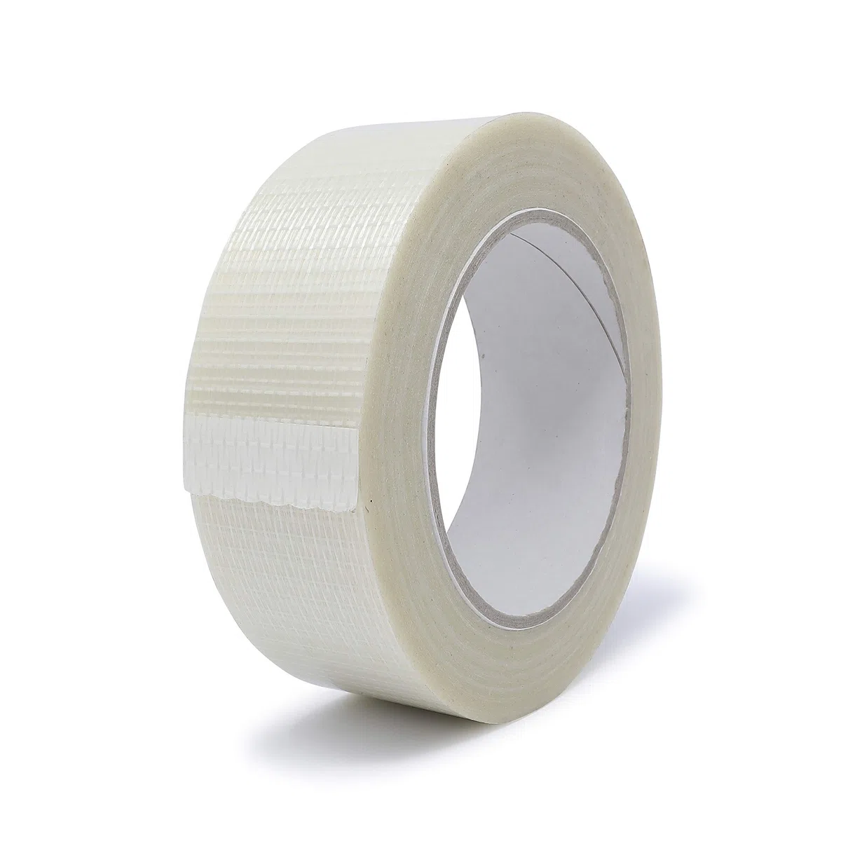 gws Filament-Klebeband, extra starkes Packband in Profi-Qualität, Gewebeband in Längsrichtung glasfaserverstärkt, Dicke: 120 μm (1 Rolle 38 mm, Kreuzverstärkt)