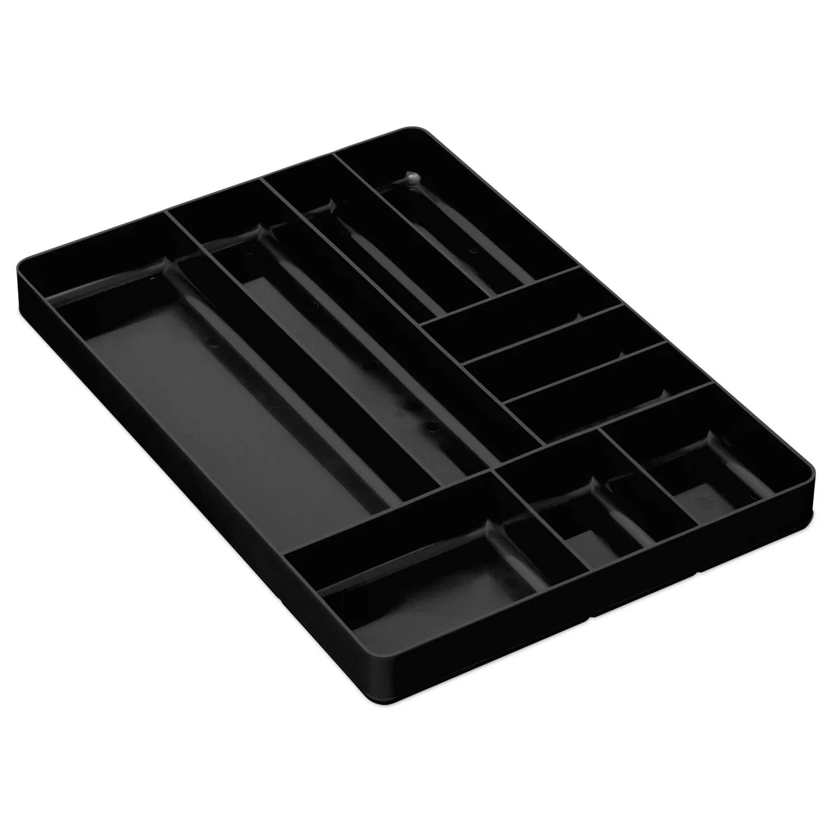 Ernst 5011 Manufacturing Organizer Tablett, 10 Fächer, Schwarz