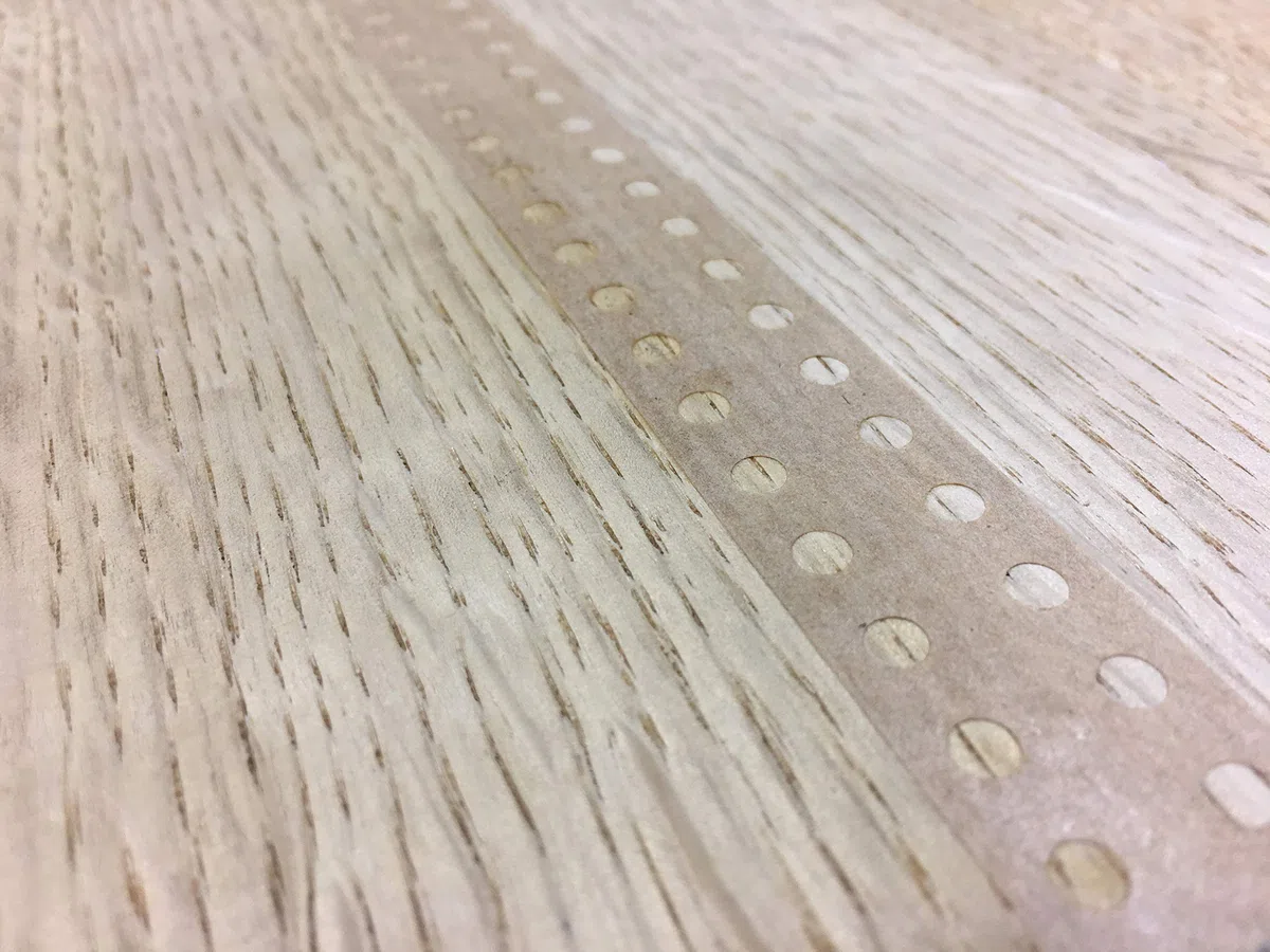 Fugenleimpapier | Furnierpapier | 200m auf Rolle | für Intarsien und Restaurationsarbeiten | Premiumqualität | zum Verkleben von Furnieren