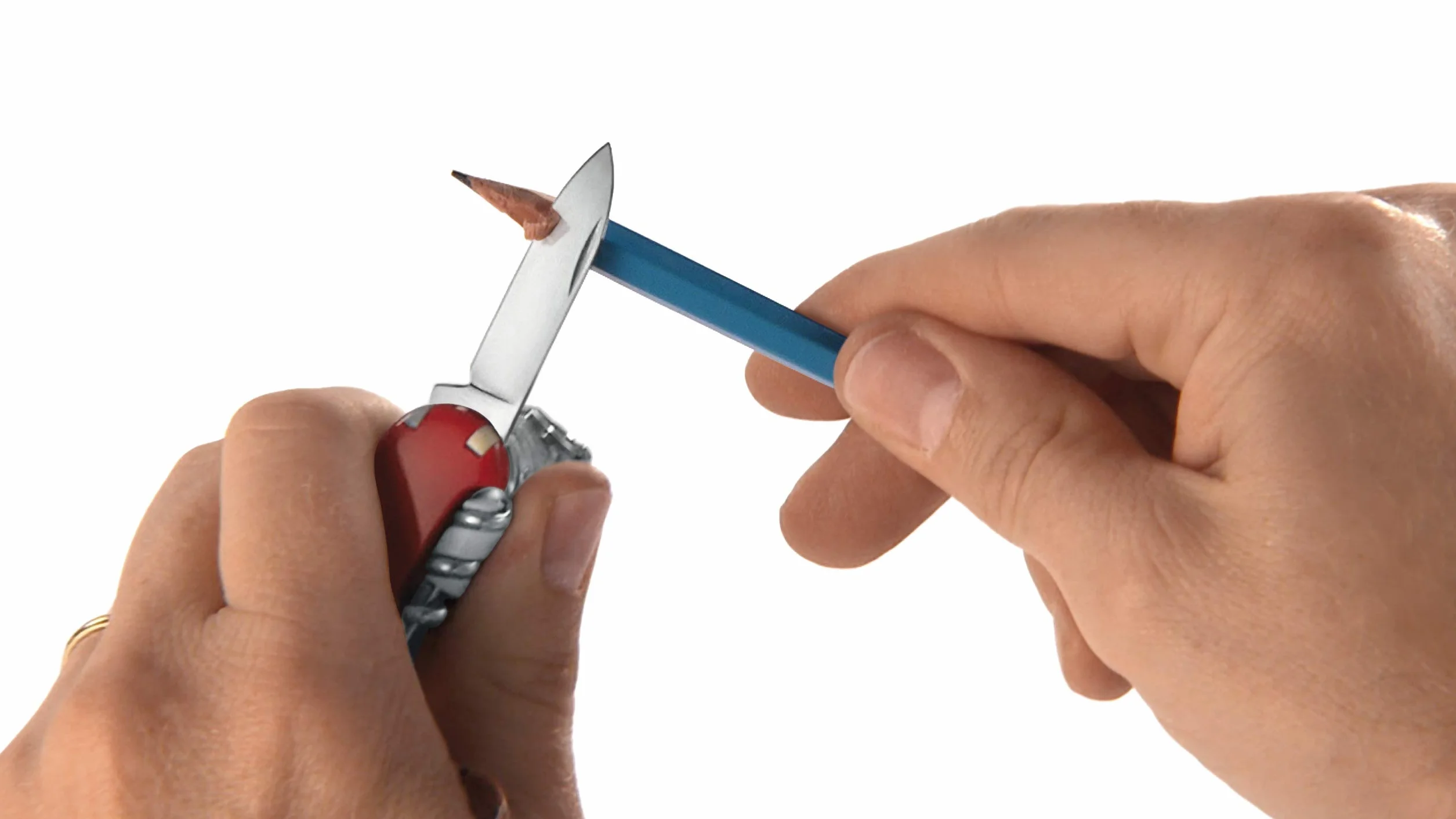 Victorinox Schweizer Taschenmesser Klein, Escort, Multitool, Swiss Army Knife, 6 Funktionen, Klinge, Schraubendreher 2.5 mm, Ring