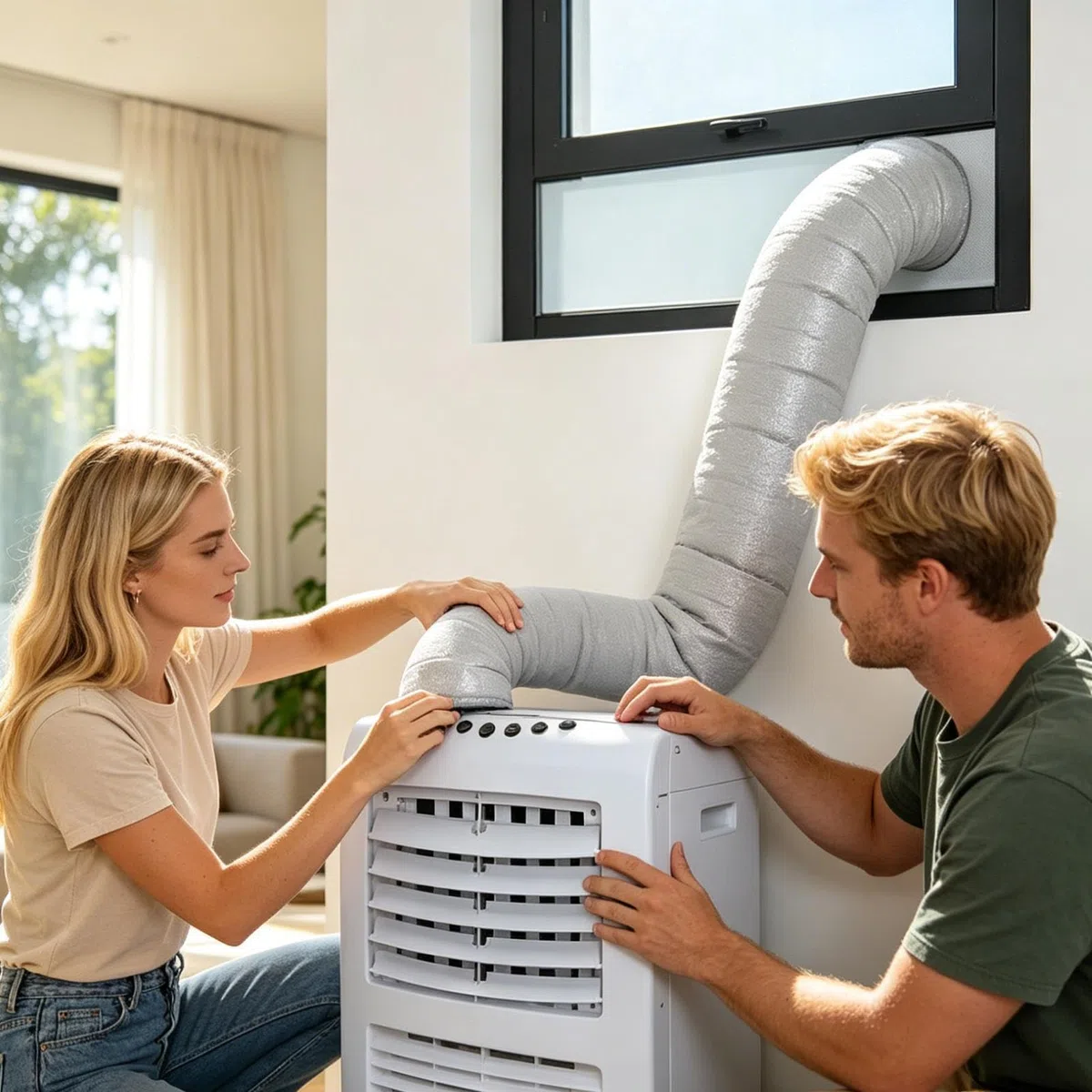 Klimaanlage Abluftschlauch Isolierung, Waschbare AC-Schlauch-Isolierhülle 150x53 Cm, Polyester-Komposit, UV-beständig, Klettverschluss, Passend Für 5–5,9 Zoll, Für Haus, Büro, Garage & Keller