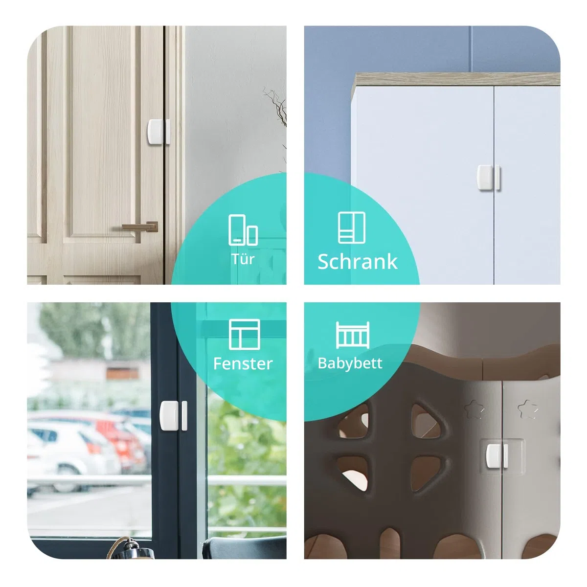 THIRDREALITY Zigbee Kontaktsensor, Tür- und Fenstermonitor, Hausautomation, funktioniert mit Home-Assistant, SmartThings, Hubitat oder Echo-Geräten mit integriertem Zigbee-Hub, Hub erforderlich
