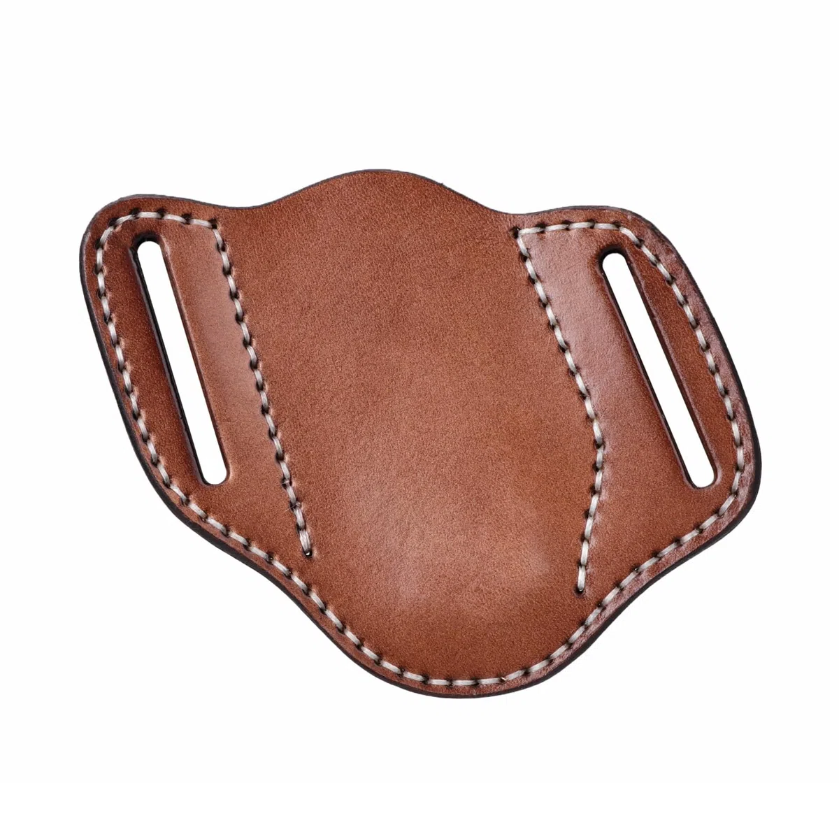 TOURBON Taschenmesserhalter, Etui, Klappmesser, EDC-Werkzeug, Taschenmesser, Gürteltasche, handgefertigtes Geschenk aus Leder in Braun