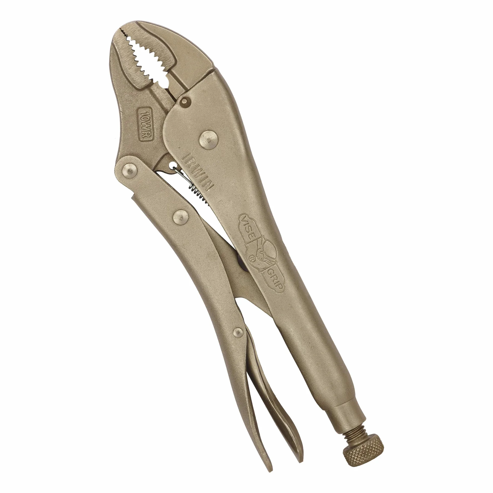 Irwin Vise Grip 10WR Gripzange 250 mm, gebogene Backen, Spannweite 48 mm, Drahtschneider, T0502EL4
