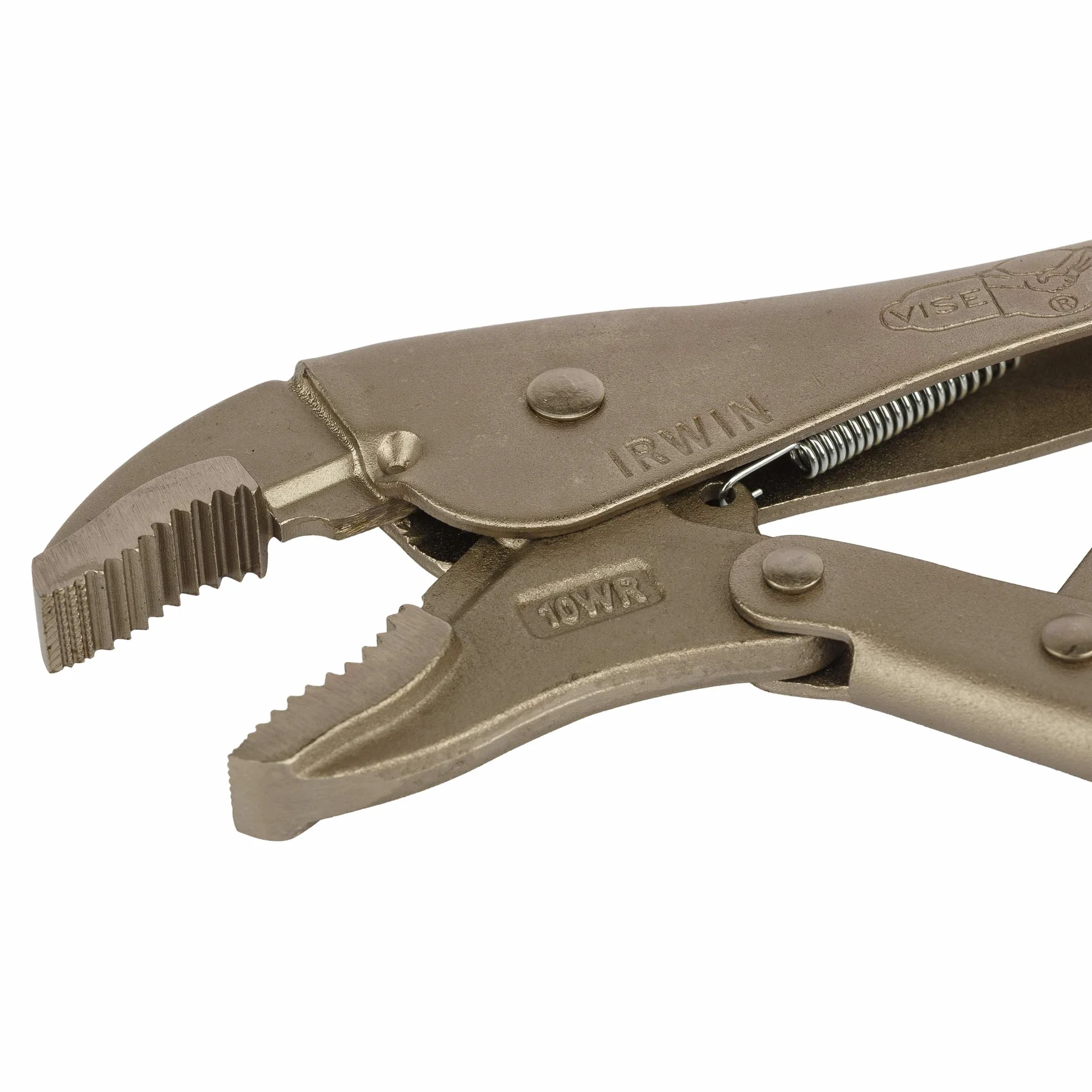 Irwin Vise Grip 10WR Gripzange 250 mm, gebogene Backen, Spannweite 48 mm, Drahtschneider, T0502EL4