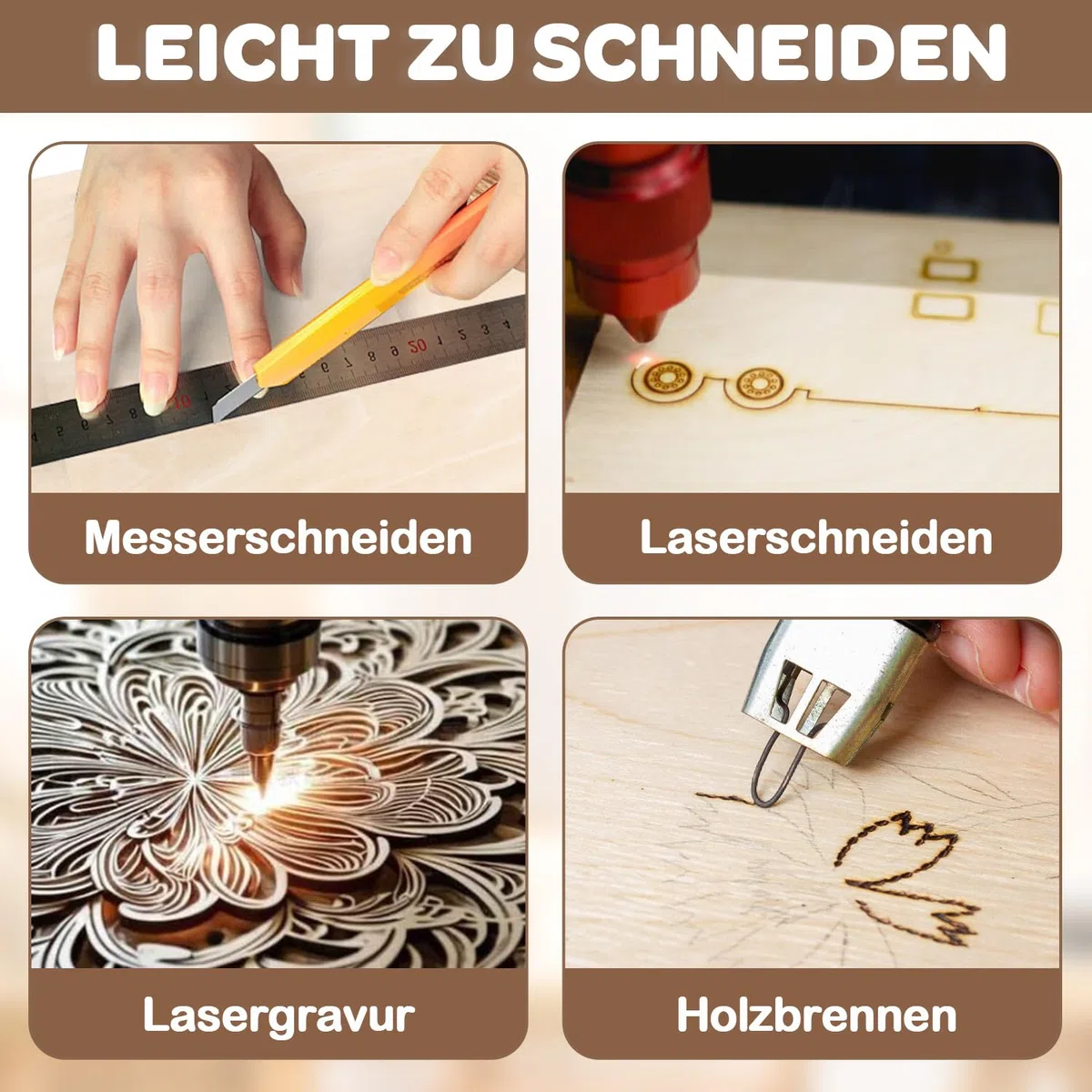 Sperrholzplatte 3mm 420x300mm 10 Stück Linde holzplatte Zuschnitt Nach Bastelhölzer Holz für Modellbau Laserschnit Laser Gravur Holz Brennen Malerei DIY Ölmalerei