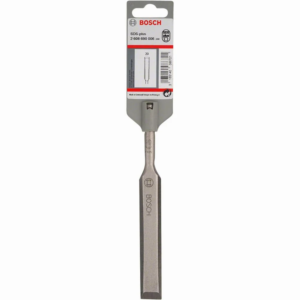 Bosch 1x PRO SDS plus Wood Chisel Meißel (für Weichholz, Ø mm, Professional Zubehör Bohrhammer, Abbruchhammer)