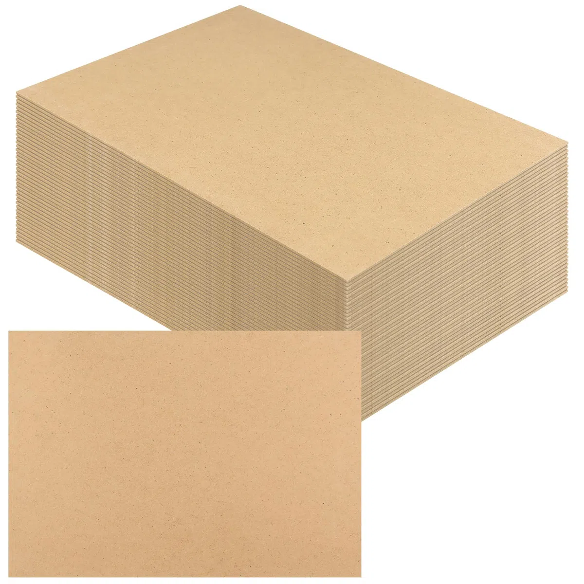 40 Stück A4 MDF Platten, 300 x 210 x 2 mm Holzplatten zum Basteln, Holzplatte zum Schnitzen, Malen